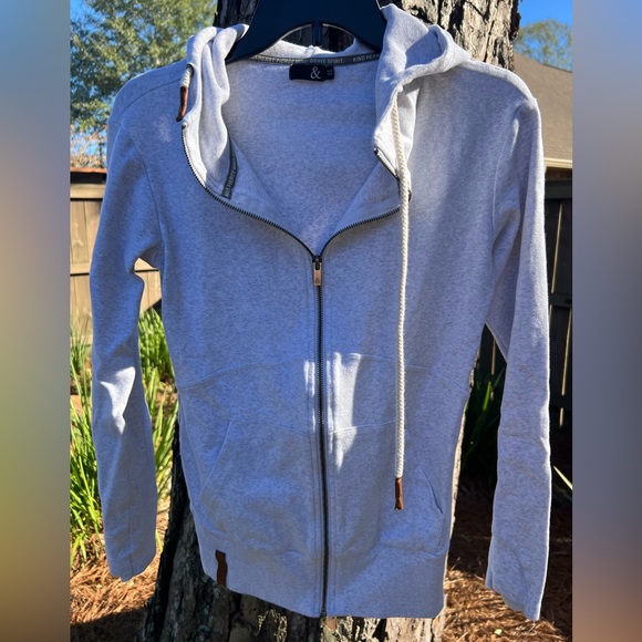 & light grey zip up XS - Picture 1 of 3